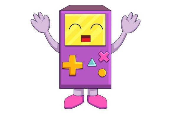 Download Cute Console Game Character Illustration - Premium Bundle