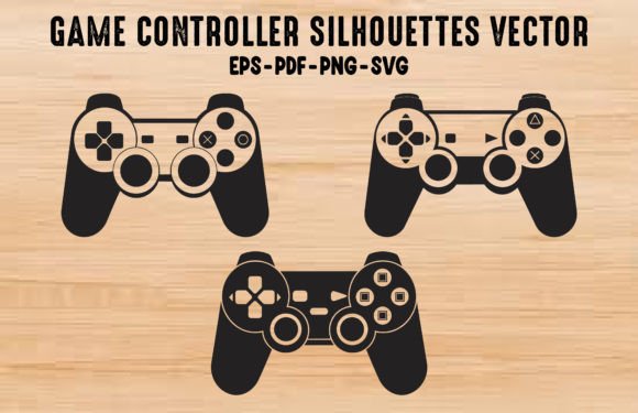 Download Game Console Silhouettes Clipart Bundle - Premium Resources
